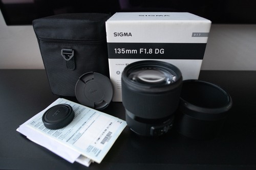Sigma 135mm hsm art - f1.8, dg